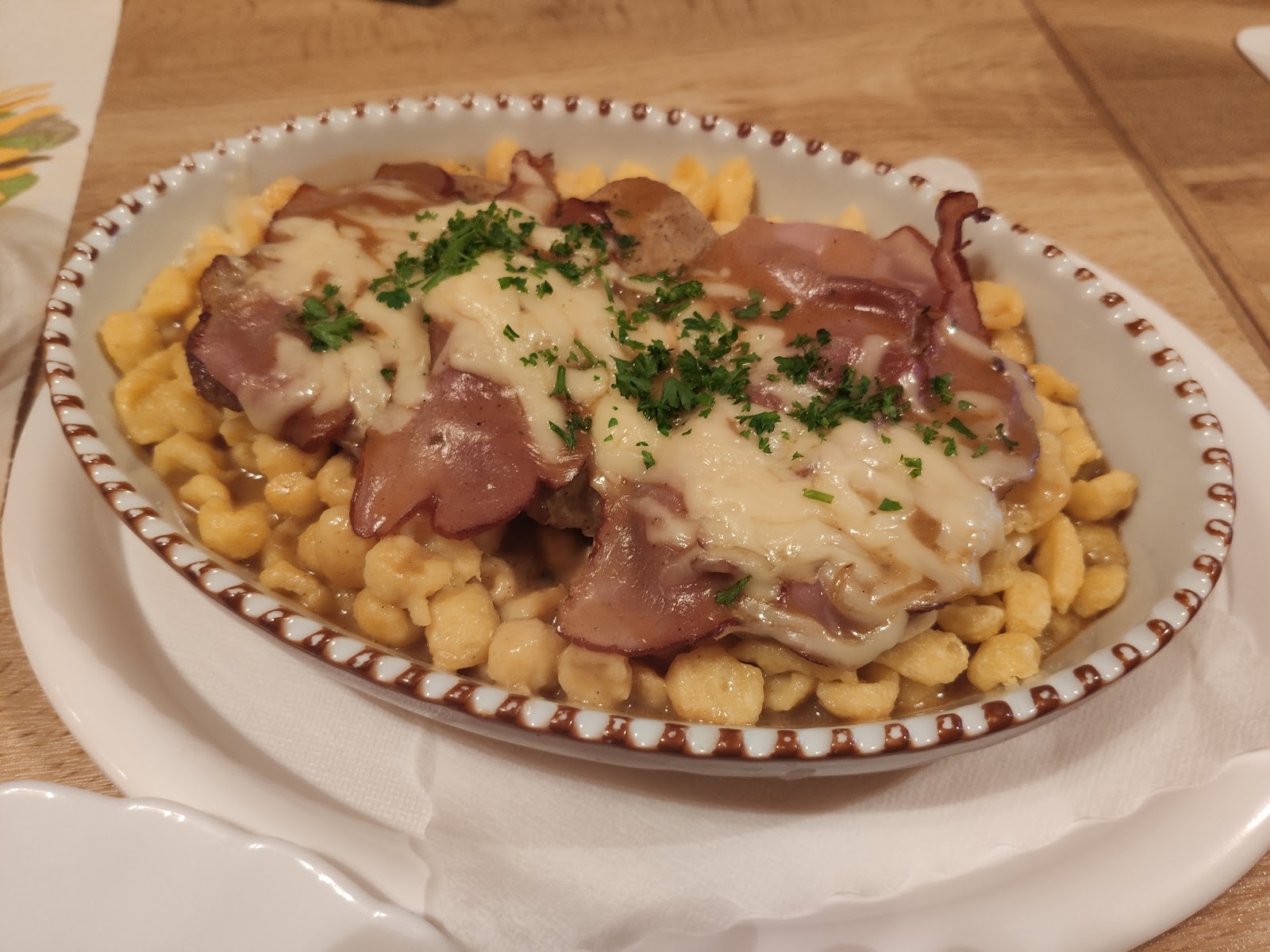 Geschnetzeltes auf hausgemachten Spätzle